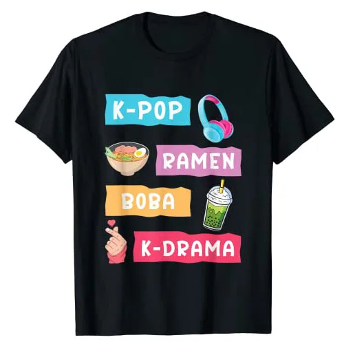 Korean Men Lifestyle - تي شيرت بتصميمات مستوحاة من موسيقى