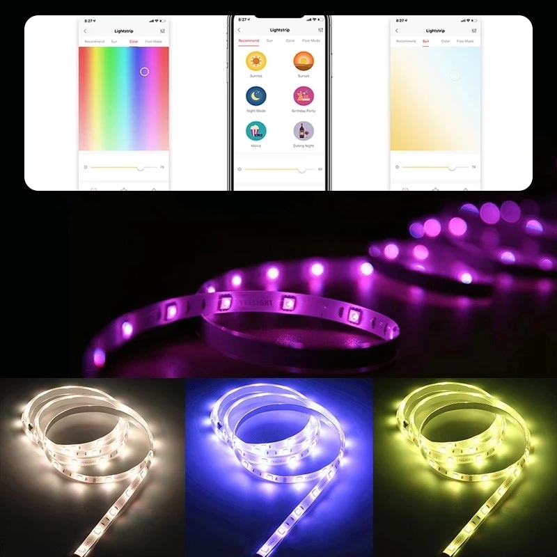 شريط إضاءة Yeelight Aurora Sma - مراجعة Yeelight Light Lightstrip وسعره