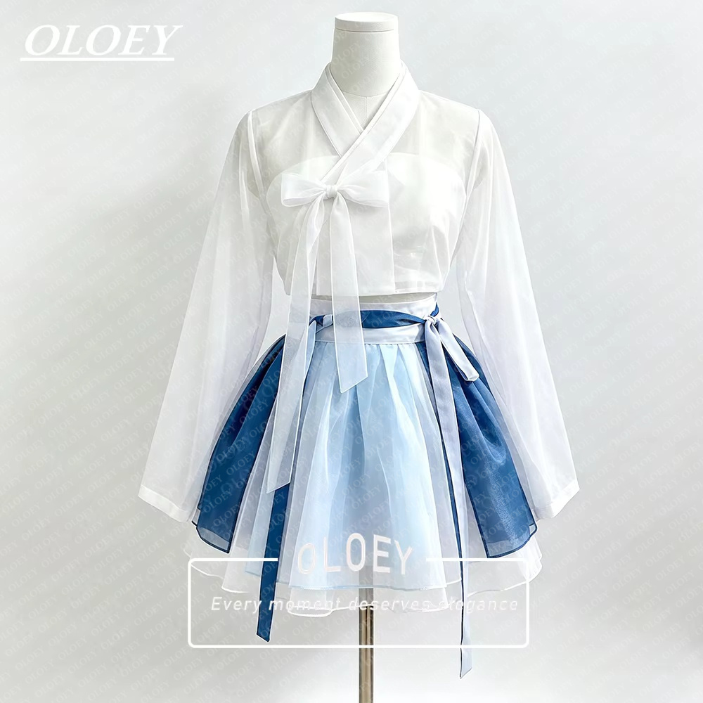 OLOEY فستان هانبوك كوري عصري ق - مراجعة Modern Korean Lifestyle وسعره